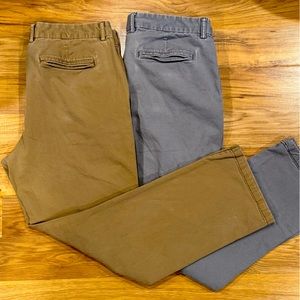Set of TWO - Men’s Old Navy ‘Ultimate Straight’ Pants Size 36x32